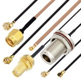 hirose u. fl connector compatible coaxial cable assembly jumpers from pasternack
